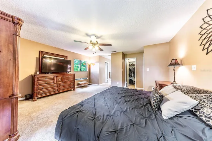 Primary Bedroom with walk in closet