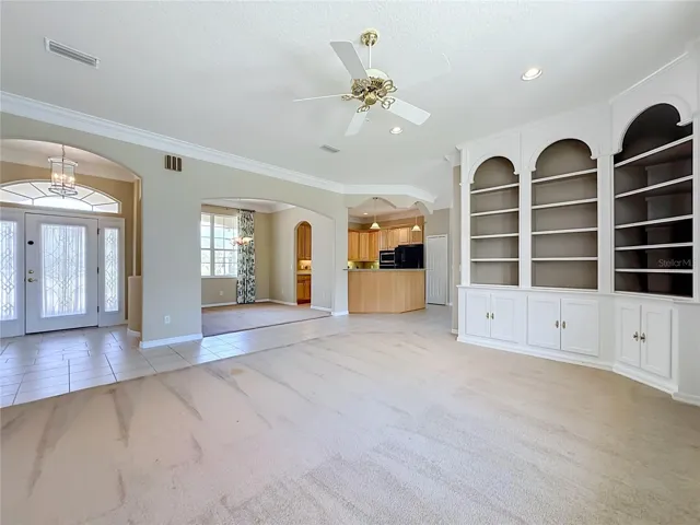 View of Living Room Facing the Kitchen