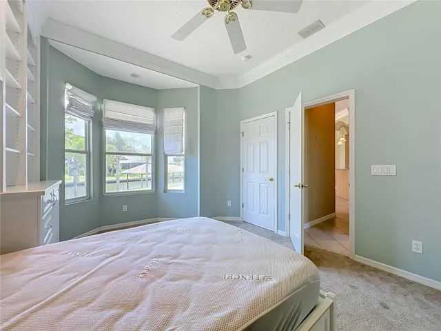 View of Guest Bedroom #1 with Walk-In Closet