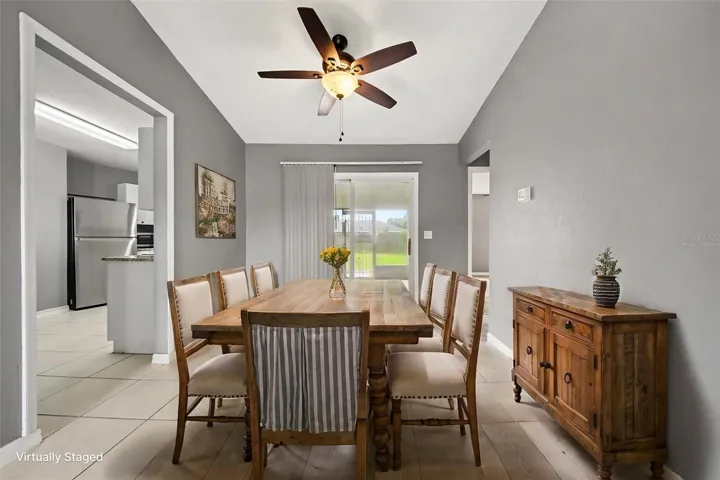 *Virtually Staged Dining*