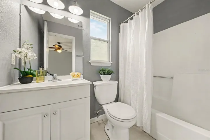 Primary ensuite bath with thoughtful updates give buyers confidence and convenience from day one.