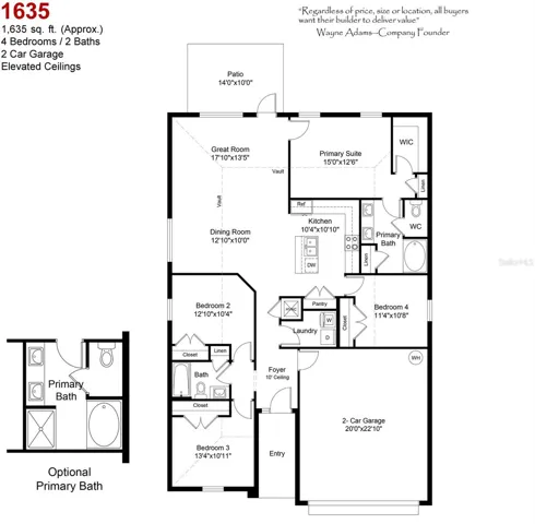 1635 Floor Plan