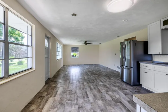 Living room from kitchen side