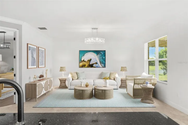 Living room- staged