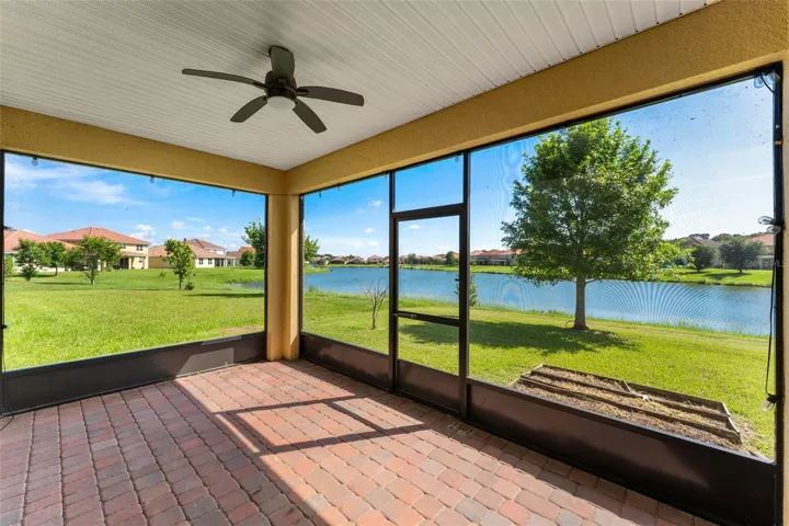 Screen enclosed patio