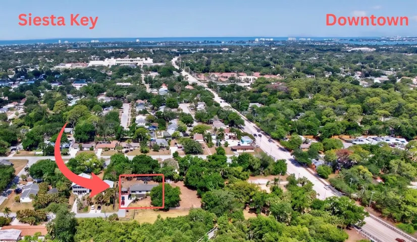 Prime Location: Close to Siesta Key, Downtown, Sarasota Memorial Hospital