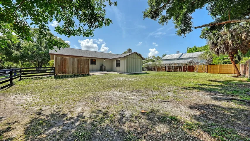 Fenced Back Yard
