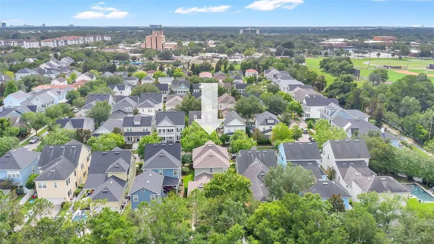 Westerly aerial view