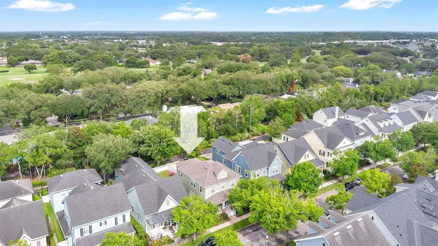 Southeasterly aerial view
