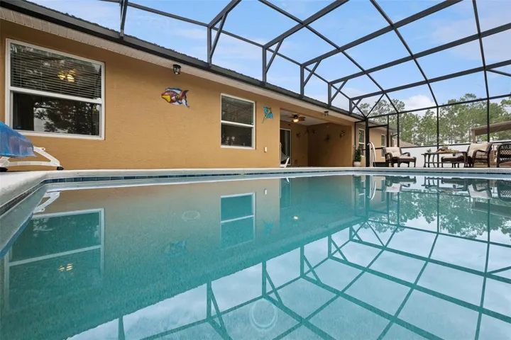 Huge Salt water heated pool