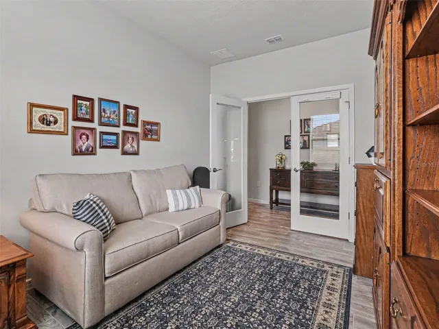 Flex Room with Upgraded French Doors