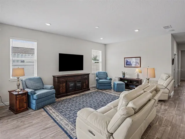 Living Room with Upgraded Flooring