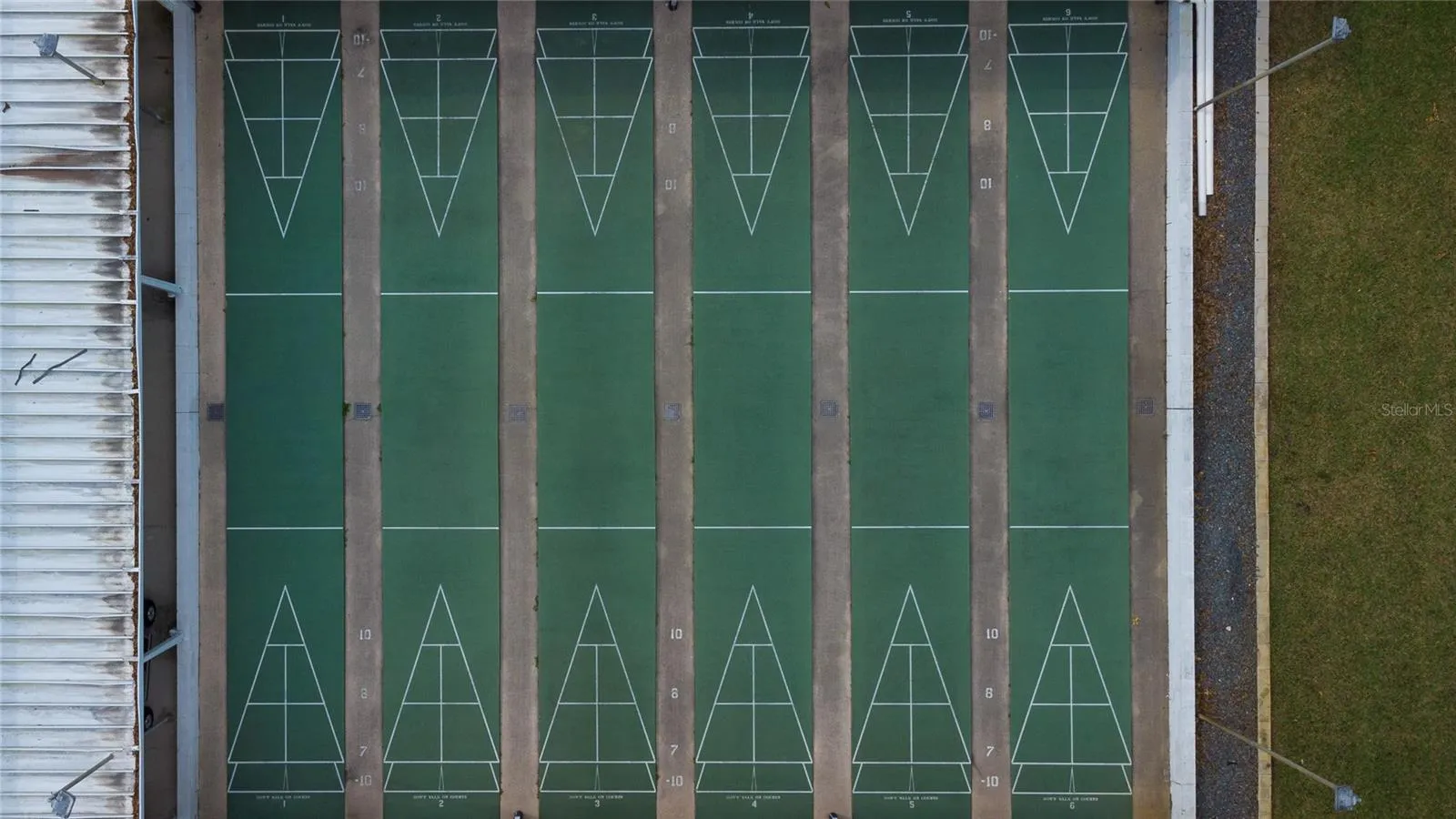 Shuffleboard courts