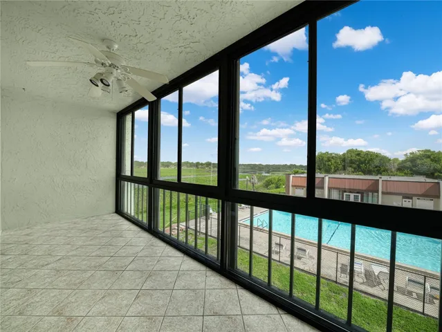 Large Balcony with pool and Lake Parker views