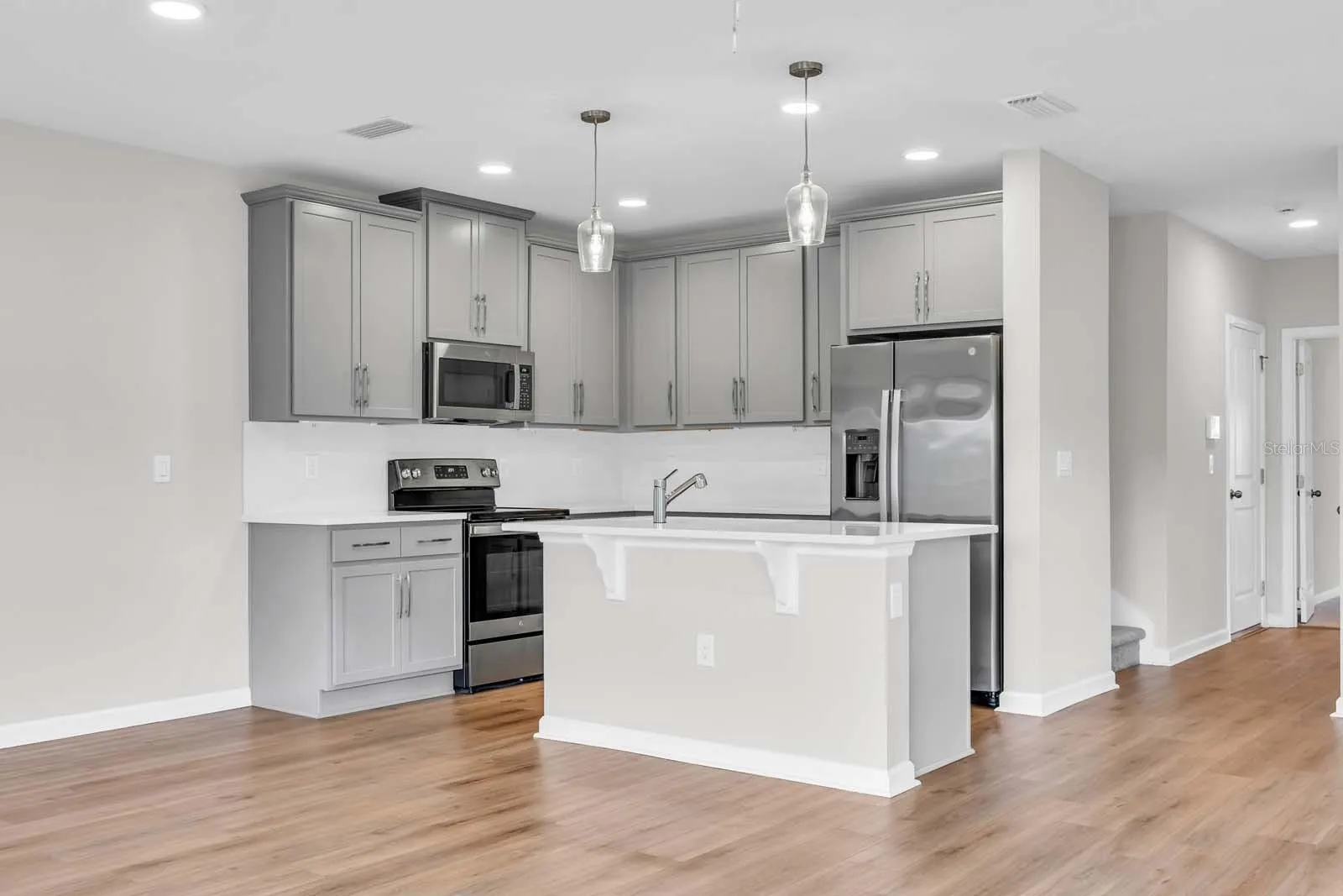 Kitchen & Living Room
