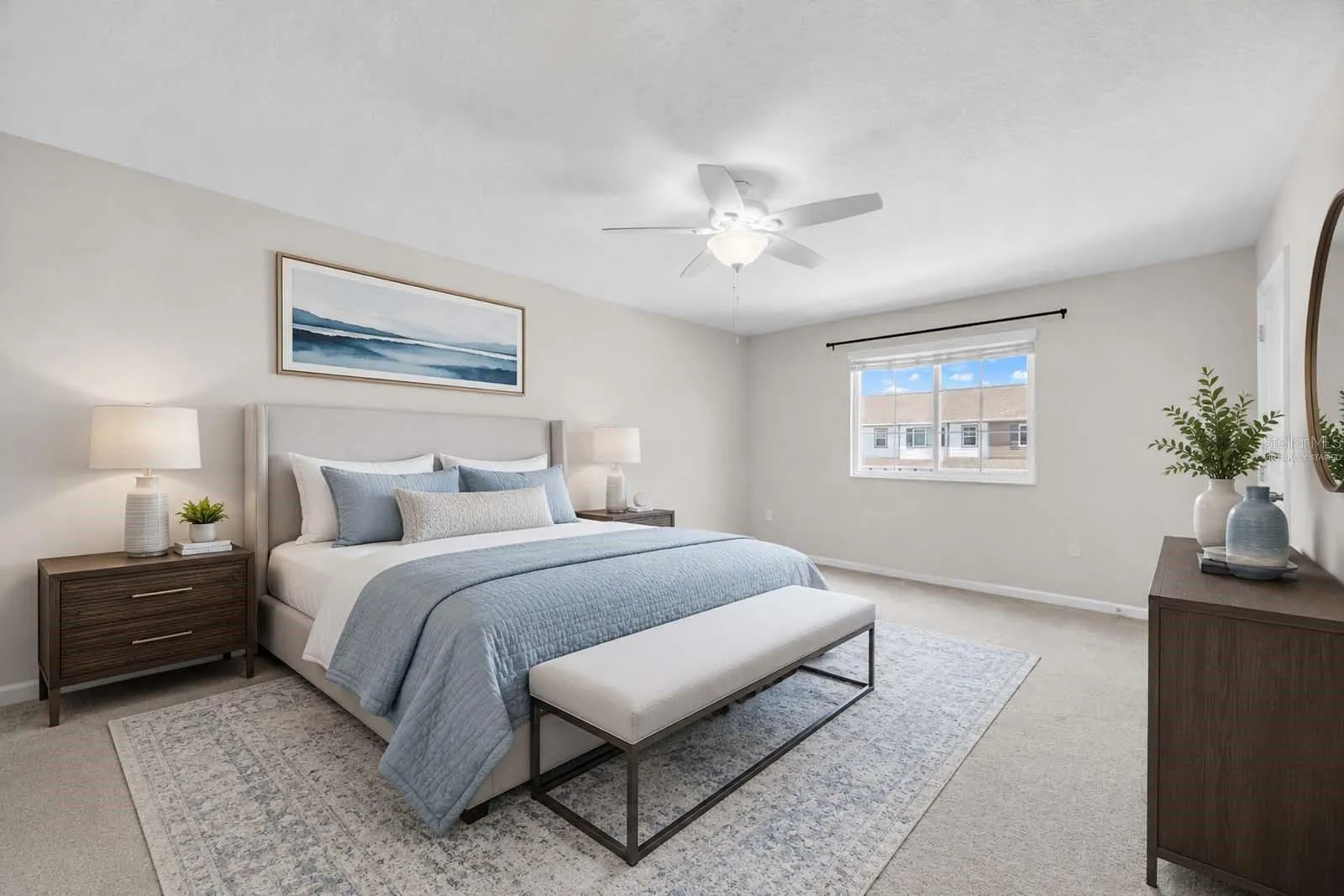 Virtually Staged Owners Suite
