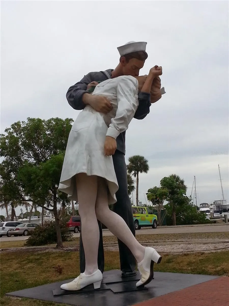 "Unconditional Surrender" located at Sarasota's Bay front Park.