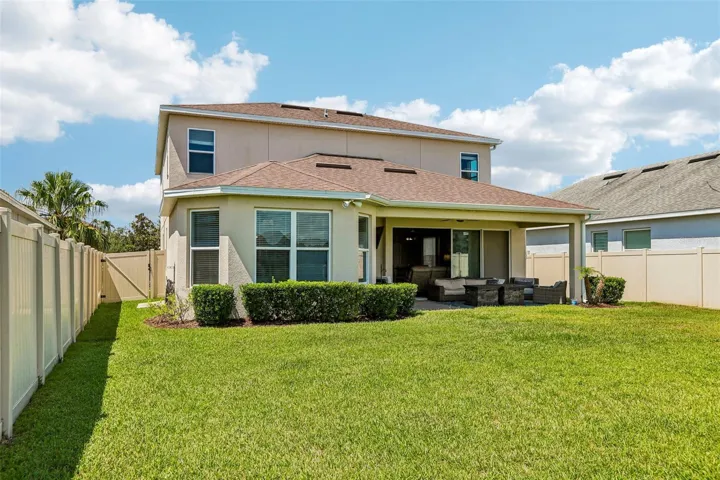 View of the back of the home
