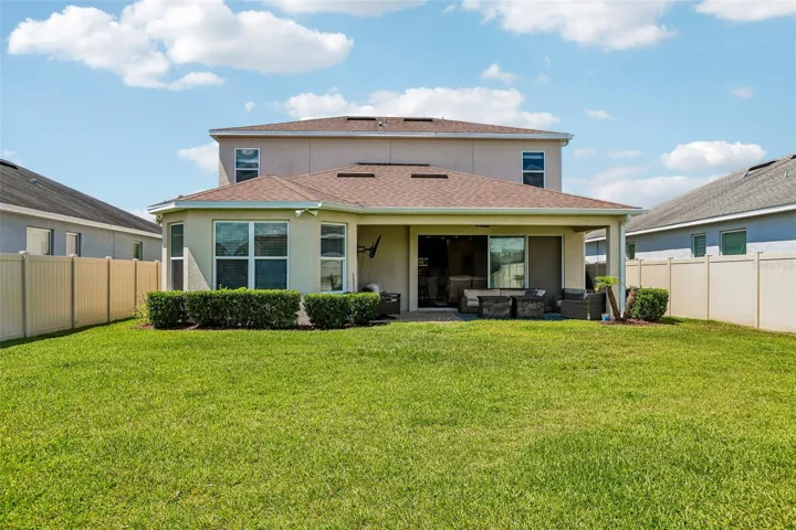 View of the back of the home