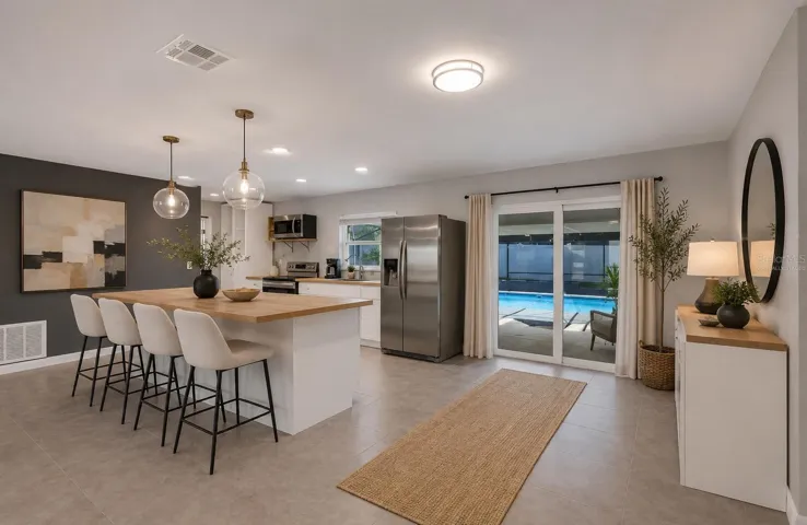 VIRTUALLY STAGED- Kitchen Area