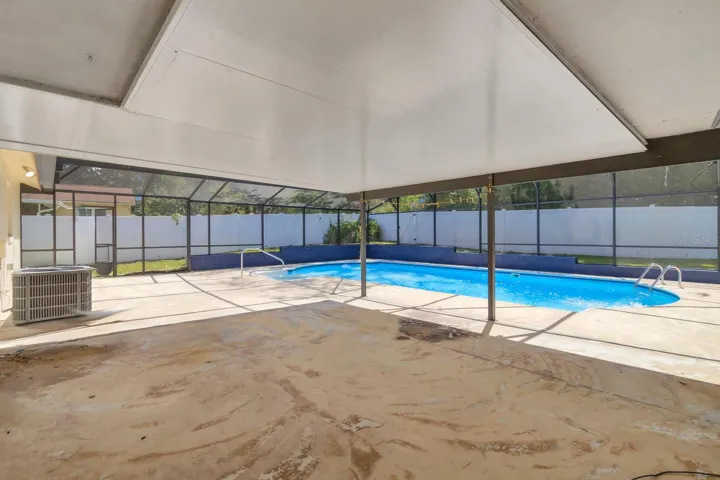 Enclosed Pool Area