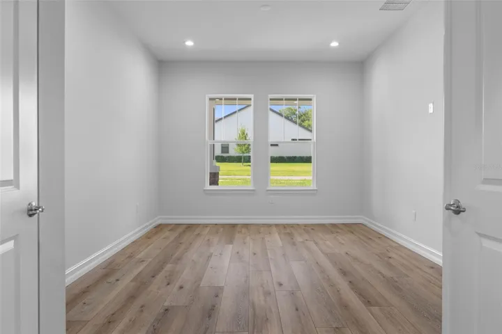 Double Door Entry into the Flex Room