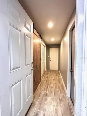 Hall to laundry, Half bath