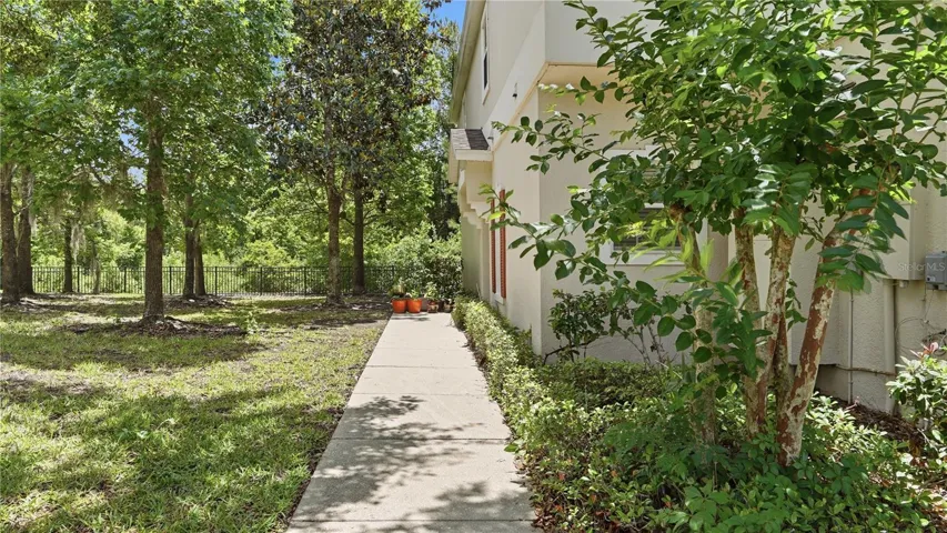 walkway to the front door