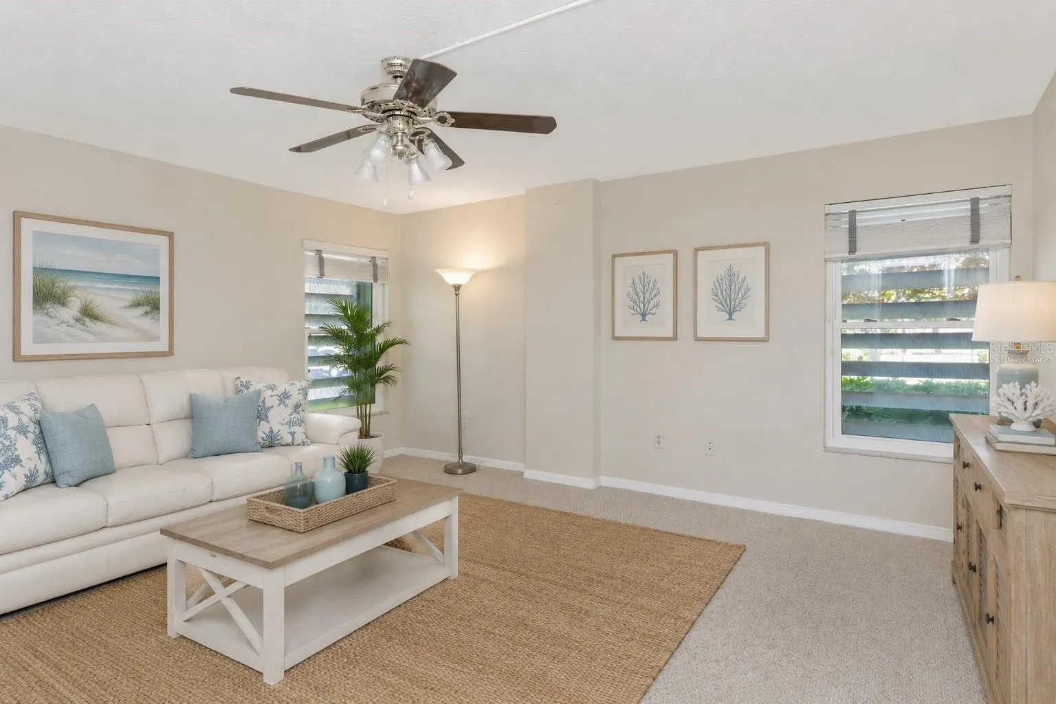 Guess bedroom virtually staged