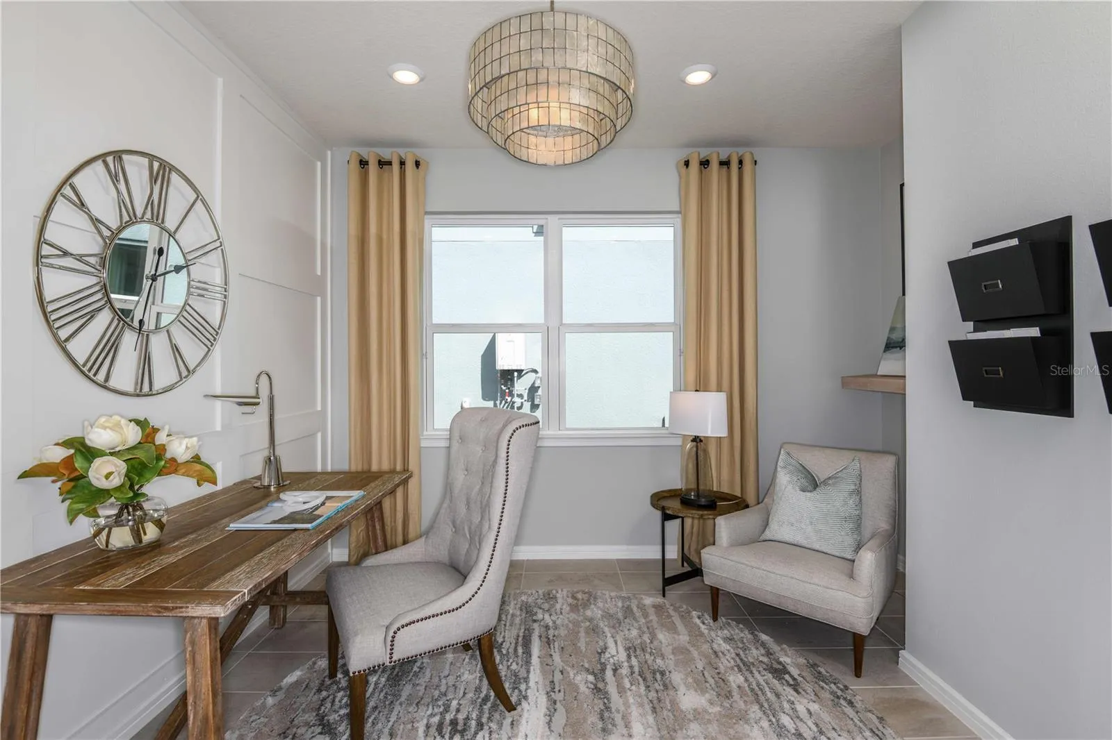 Model Home Design Only. Pictures and furnishings are for illustrative purposes only. Elevations, colors and options may vary. Furniture is for model home staging only