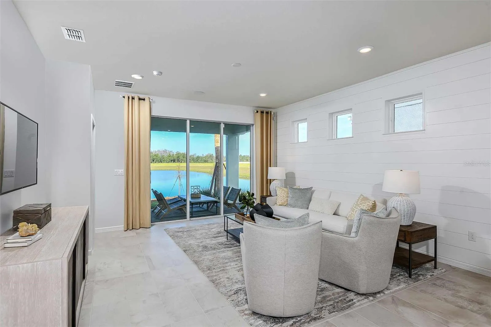 Model Home Design Only. Pictures and furnishings are for illustrative purposes only. Elevations, colors and options may vary. Furniture is for model home staging only