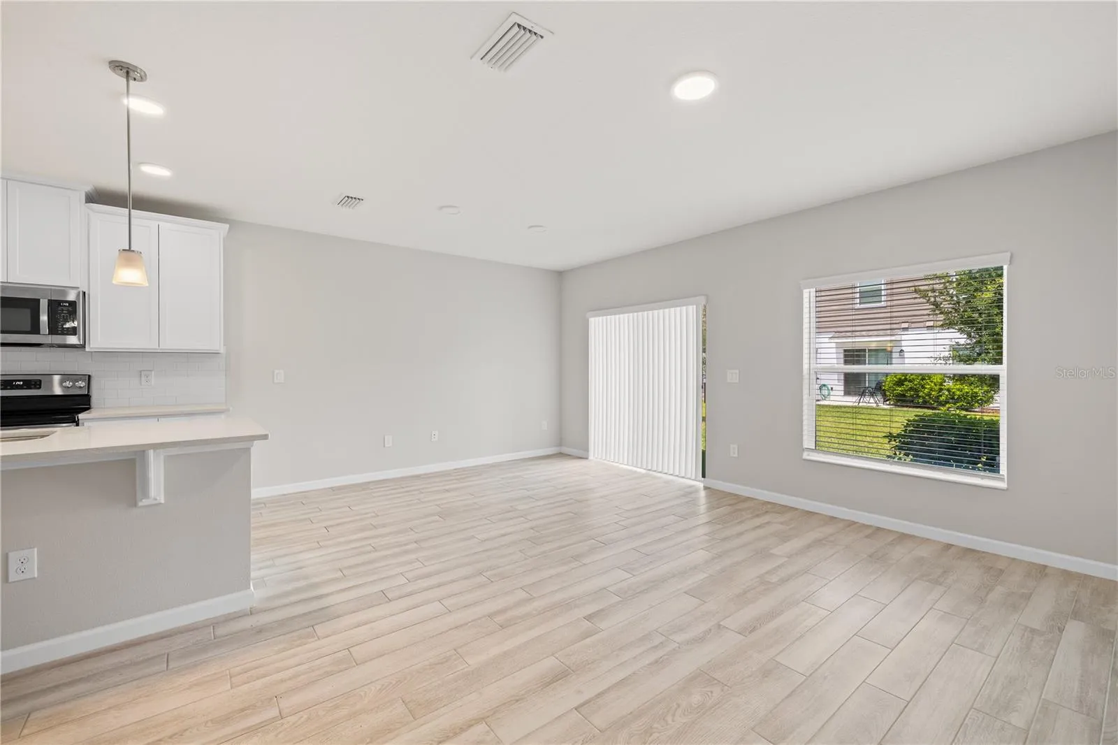 Living Room and Dining Room