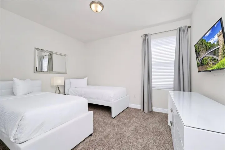 Double beds Bedroom