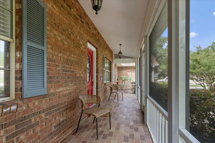 Screened porch for enjoying morning coffee or evening sunsets.