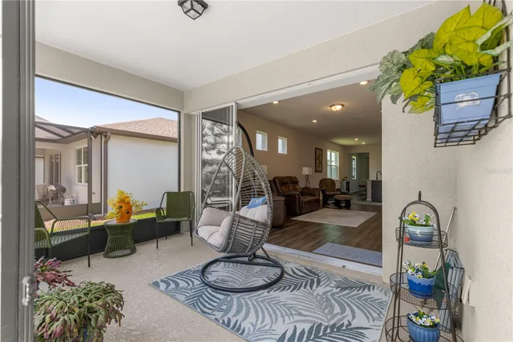 Screen porch and patio