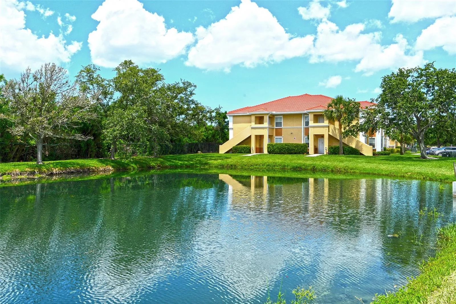 Distant view of condo