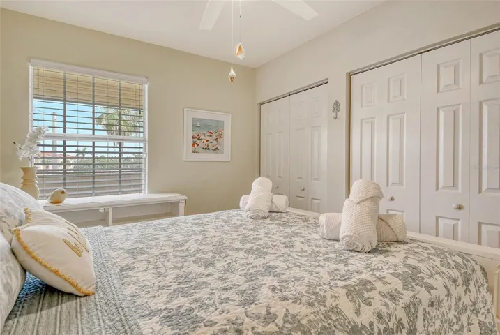 Bedroom 2 with 2 large closets