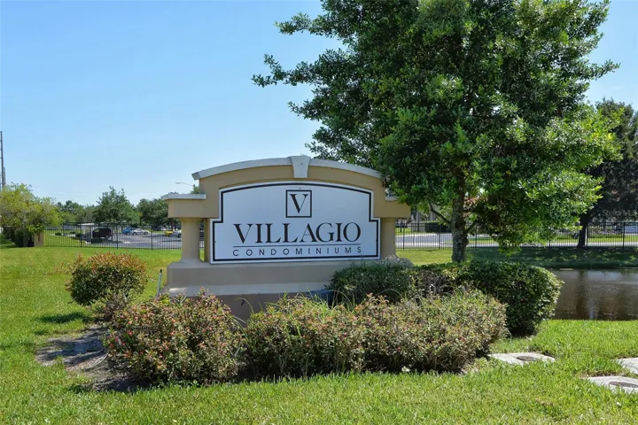 Sign to entrance of community