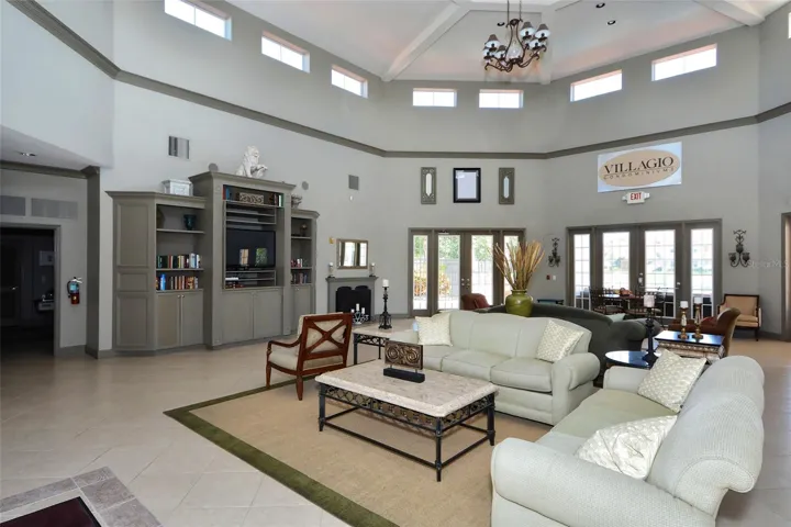 Interior of clubhouse