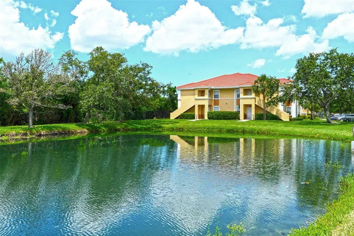 Distant view of condo