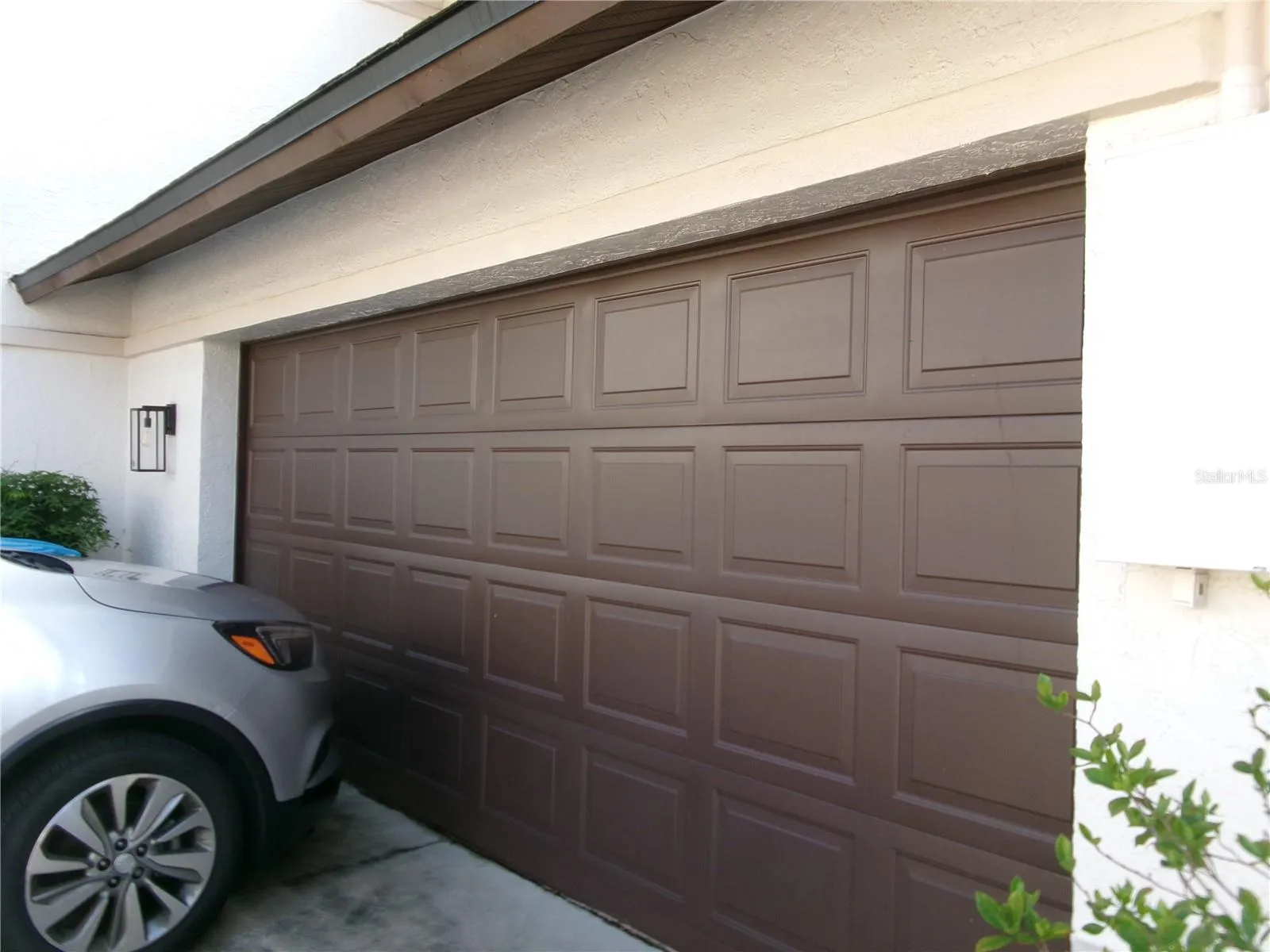 Oversized attached 2 car garage