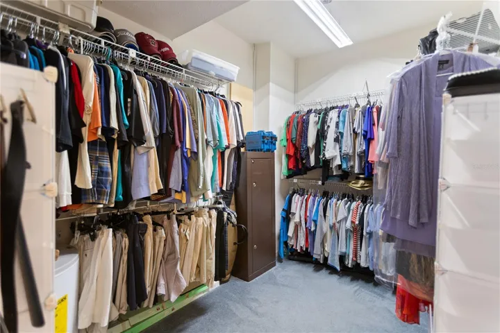 primary bedroom walk in closet