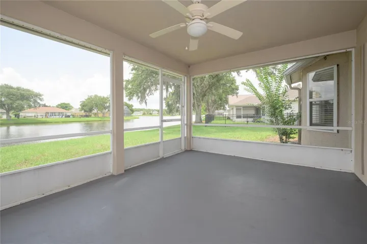 Private screened porch
