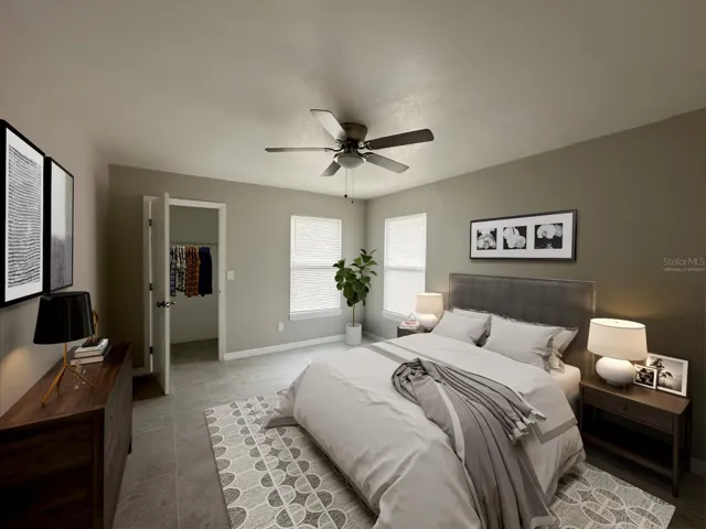 Primary Bedroom (virtually staged)