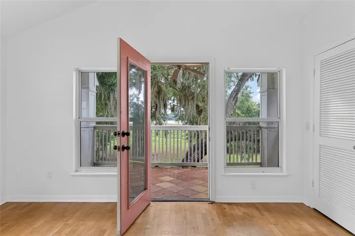 Exterior Balcony off Bedroom 2.