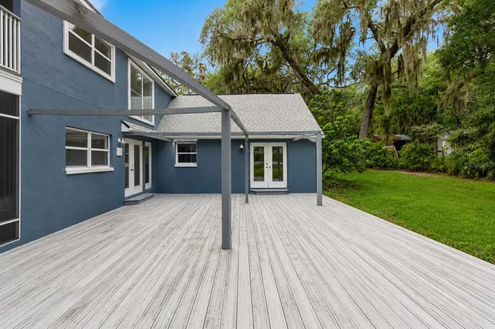 Large Exterior Deck