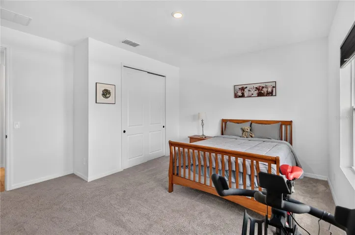 Second Bedroom with built in closet