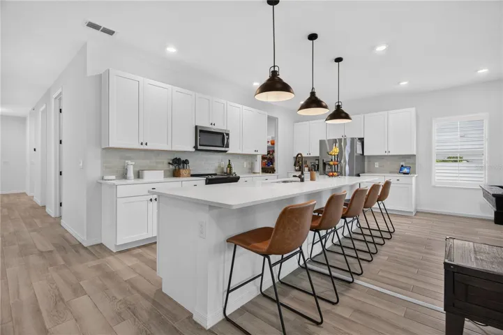 Kitchen with Quartz Countertops