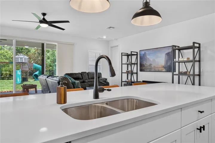 View of the Living Area from the Kitchen