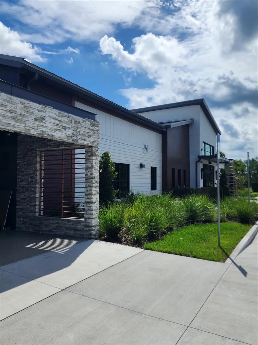 front of clubhouse